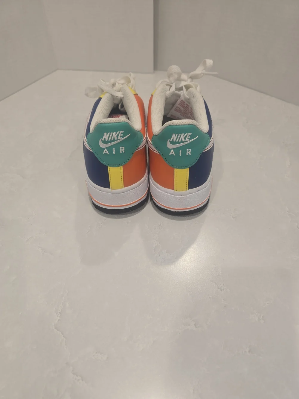 Nike Kids Multicolor Low-Top Sneakers in Red, Yellow, Blue, Green